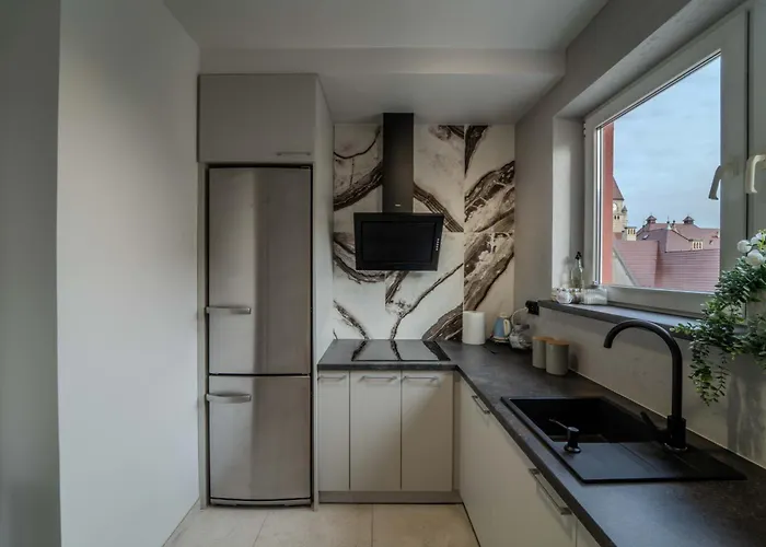 Lejlighed New Large Modern - Center - 60m2 - Lift - Parking Wrocław