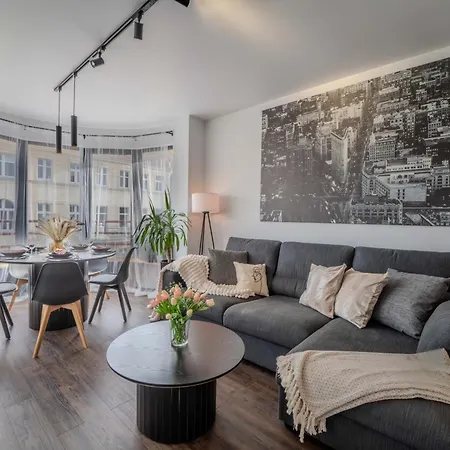 Apartament New Large Modern - Center - 60m2 - Lift - Parking Wrocław